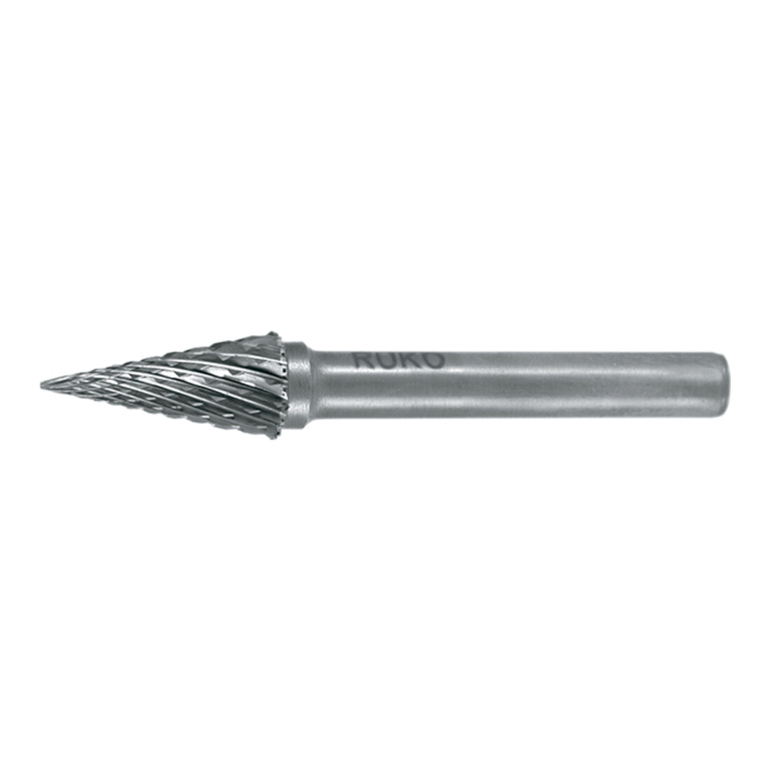 Ruko Fraises limes carbure, denture croisée forme M conique, bout pointu Ø 8,0 mm