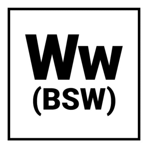 Ruko Handgewindebohrer BSW DIN 352 HSS, geschliffen Vorschneider