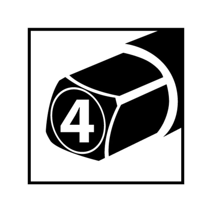 RUKO Handgewindebohrer UNC DIN 352 HSS, MS, geschliffen 1/4"