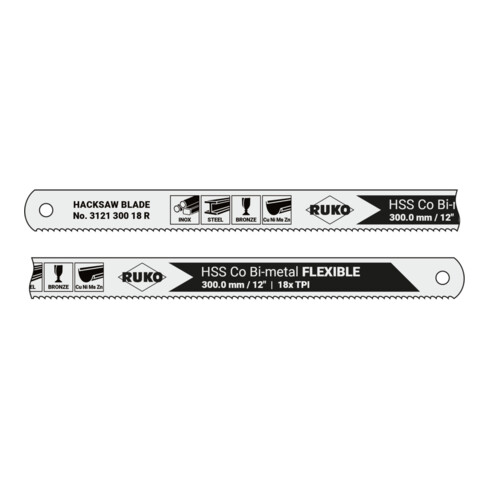Ruko Handsägeblatt HSS-Co Bihart cobalt