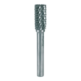 RUKO hardmetalen stiftfrees B cilinder (ZYAS) met vlakke spie
