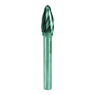 RUKO Hartmetall Frässtift Alu Form F Rundbogen (RBF)