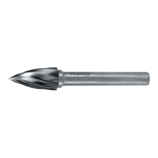 Ruko Hartmetall Frässtift Alu Form G Spitzbogen (SPG)