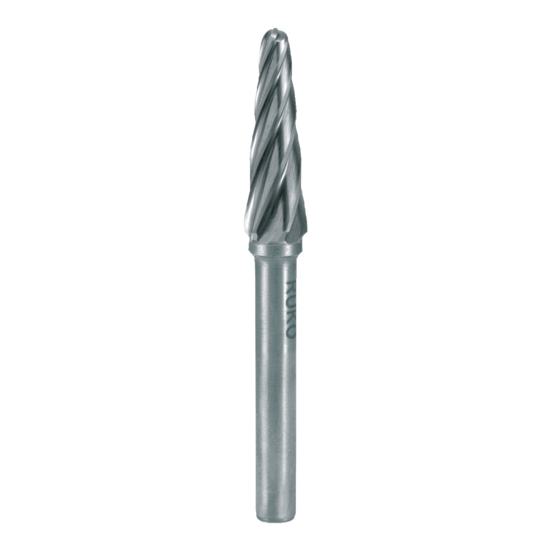 RUKO Hartmetall Frässtift Alu Form L Rundkegel (KEL)