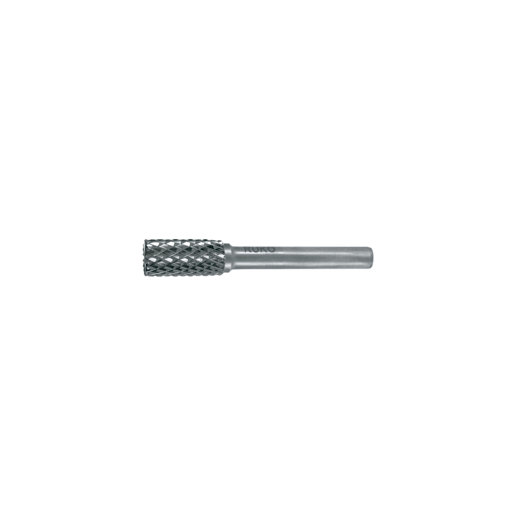 RUKO Hartmetall Frässtift Form A Zylinder (ZYA) mit Stirnverzahnung Durchmesser 10 mm