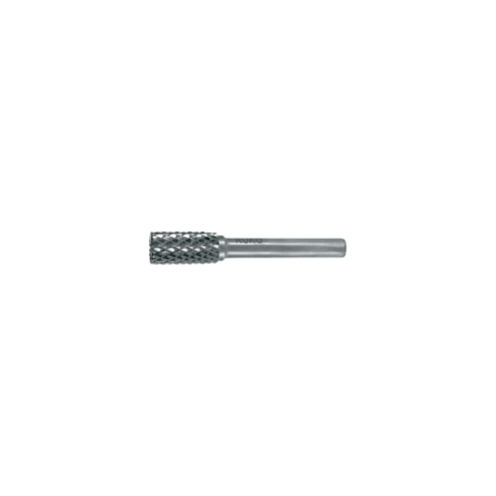 RUKO Hartmetall Frässtift Form A Zylinder (ZYA) mit Stirnverzahnung Durchmesser 6 mm