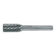 RUKO Hartmetall Frässtift Form A Zylinder (ZYA) mit Stirnverzahnung Durchmesser 8 mm