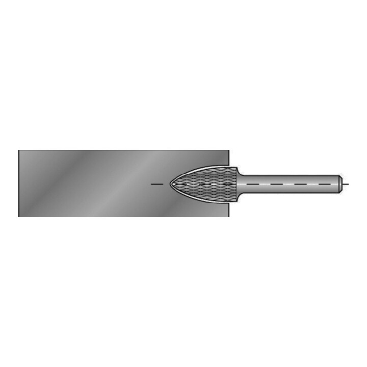 Ruko Hartmetall Frässtift Form G Spitzbogen (SPG)