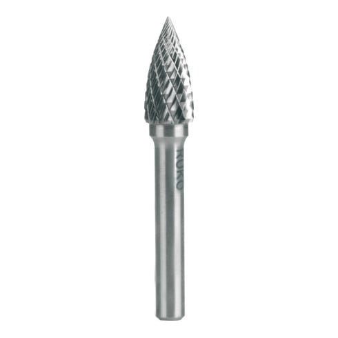 RUKO Hartmetall Frässtift Form G Spitzbogen (SPG) Durchmesser 3,0 mm L1 min 38 mm