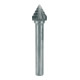 RUKO Hartmetall Frässtift Form J Kegel 60 Grad (KSJ) Durchmesser 10,0 mm L1 min 53 mm
