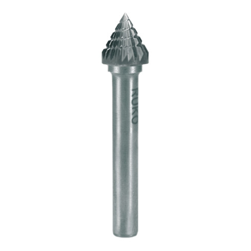 RUKO Hartmetall Frässtift Form J Kegel 60 Grad (KSJ) Durchmesser 12,0 mm L1 min 60 mm