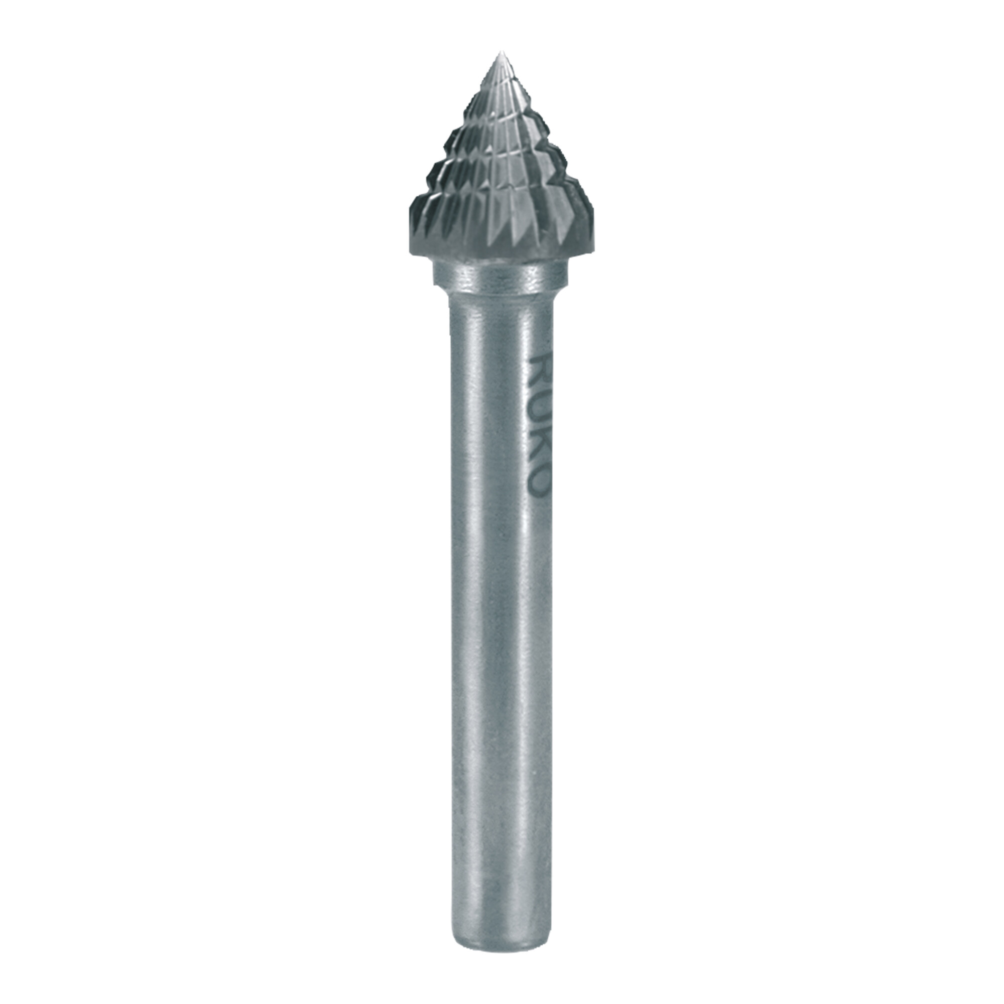 RUKO Hartmetall Frässtift Form J Kegel 60 Grad (KSJ) Durchmesser 16,0 mm L1 min 65 mm