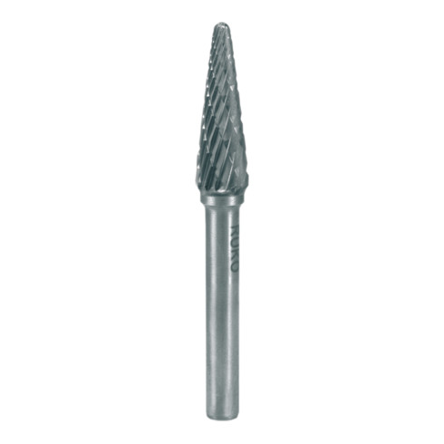 RUKO Hartmetall-Frässtift Form L Rundkegel Durchmesser 3,0 mm