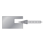Ruko Hartmetall Frässtift Form M Spitzkegel (SKM)-4
