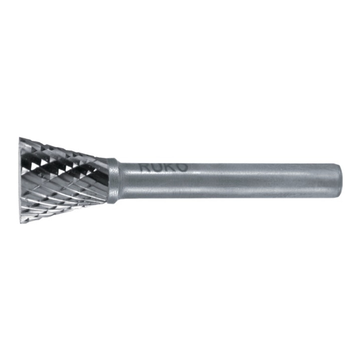 RUKO Hartmetall-Frässtift Form N Winkel Durchmesser 3,0 mm