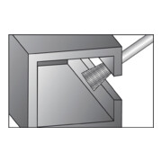 RUKO Hartmetall-Frässtift Form N Winkel Durchmesser 3,0 mm-4