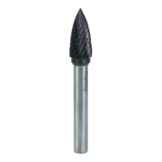 Ruko Hartmetall Frässtift TiCN Form G Spitzbogen (SPG)