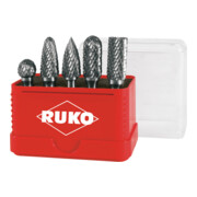 Ruko Hartmetall-Frässtifte-Satz HM - 5 tlg. (Mini-Box)-1