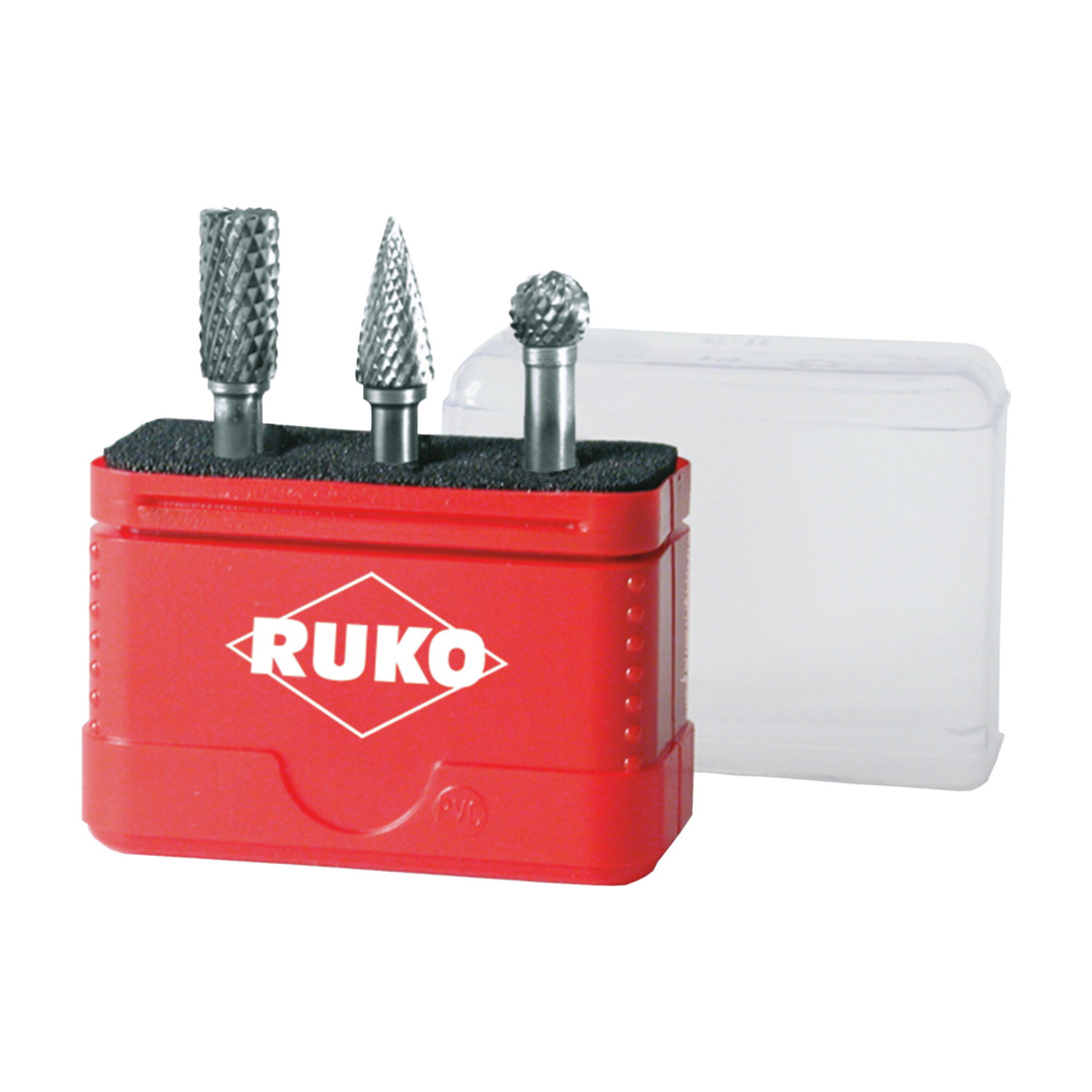 RUKO Hartmetall-Frässtifte-Satz in Mini-Box 3-teilig