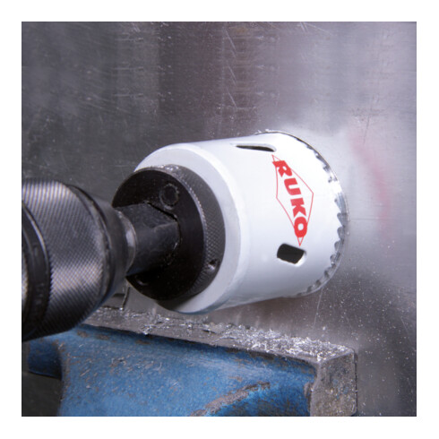 RUKO HSS Co 8 Bimetall-Lochsäge, mit Feinverzahnung
