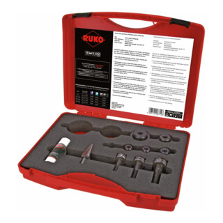 Ruko Jeux d'emporte-pièce à vis 3 K en coffret plastique