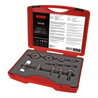 Ruko Jeux d'emporte-pièce à vis 4 K en coffret plastique