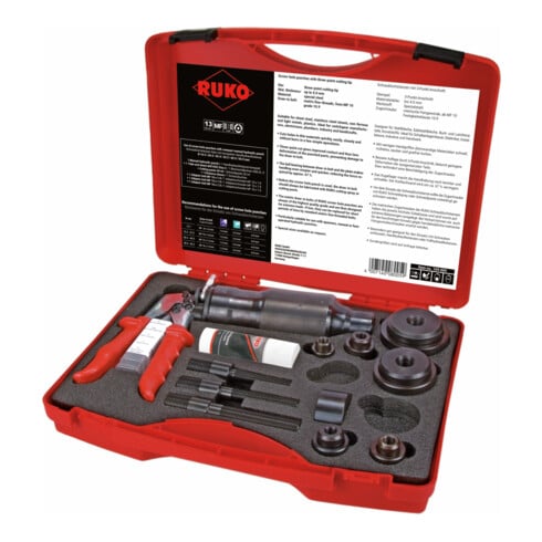 Ruko Jeux poinçon hydraulique compact à main 5 en coffret plastique