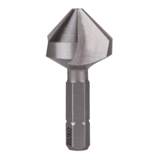 Ruko Kegel- und Entgratsenker-Bit 90&deg; HSS ""Kurz"" Schaft &Oslash; 1/4 Zoll