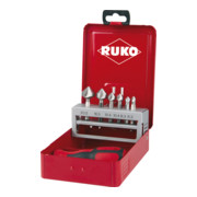 RUKO Kegel- und Entgratsenker-Bit-Satz 90° HSS ''Lang''