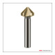 Ruko Kegel- und Entgratsenker DIN 335 Form C 90° HSS-TiN, geschliffen HSS-3