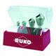 RUKO Kegel- und Entgratsenker-Satz mit Querloch 90° HSS Co 5 5-teiliger Kegel- und Entgratsenker-Satz