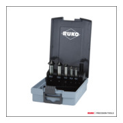 Ruko Kegel- und Entgratsenker-Satz ULTIMATECUT DIN 335 Form C 90 Grad HSS Co 5 RUnaTEC in ABS-Kunststoffkassette 6,3 - 25 mm