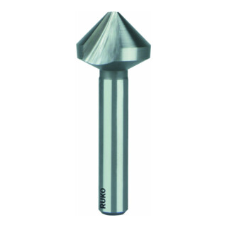 RUKO Kegelsenker 90Grad D.8mm HSS Z.1 Schaft-D.6mm