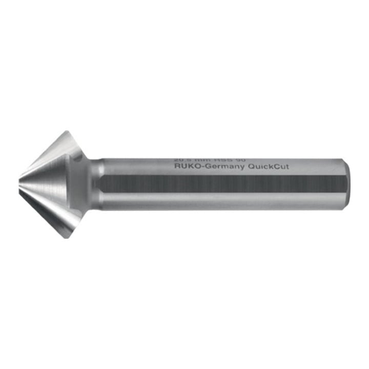 RUKO Kegel- und Entgratsenker DIN 335-C 90° HSS QuickCut