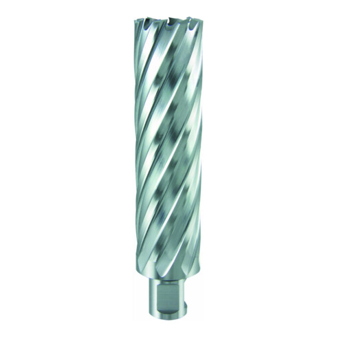 RUKO Kernbohrer HSS mit Weldonschaft (3/4"). Ø 28 mm, Schnitttiefe: 110 mm