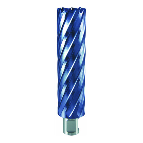 RUKO Kernbohrer HSS-TiAlN mit Weldonschaft (3/4"). Ø 28 mm, Schnitttiefe: 110 mm