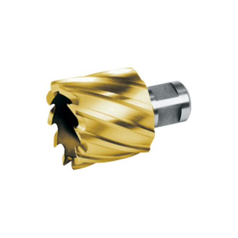 RUKO Kernbohrer HSS-TiN mit Weldonschaft (3/4"). Ø 26 mm, Schnitttiefe: 30 mm