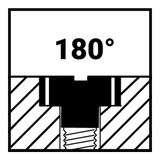 RUKO Kurzstufenbohrer Typ N HSS 180 Grad. Gütegrad mittel für Durchgangsloch