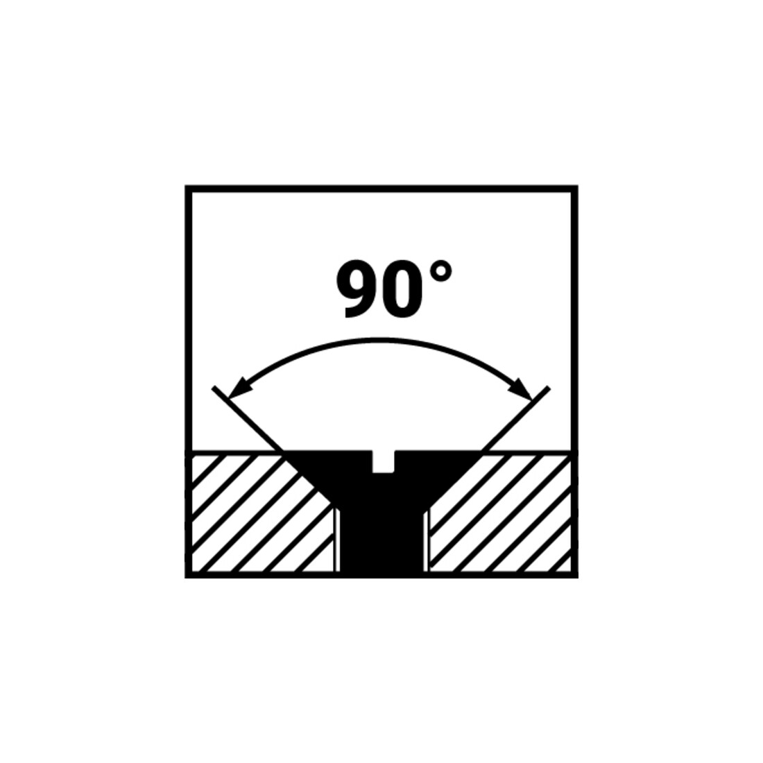 RUKO Kurzstufenbohrer Typ N HSS 90°