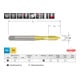 RUKO Maschinengewindebohrer M DIN 371 HSS-TiN, Form B, M 10