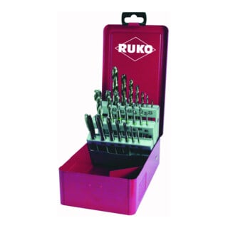 RUKO Maschinengewindebohrer-Satz HSS Co 5 21-teiliger