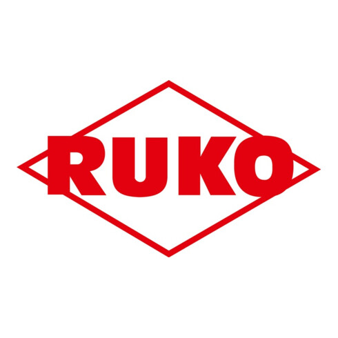 RUKO Maschinengewindebohrerset DIN371/376 Form C M3-M12 7tlg.HSS-TiN Ku.-Kassette