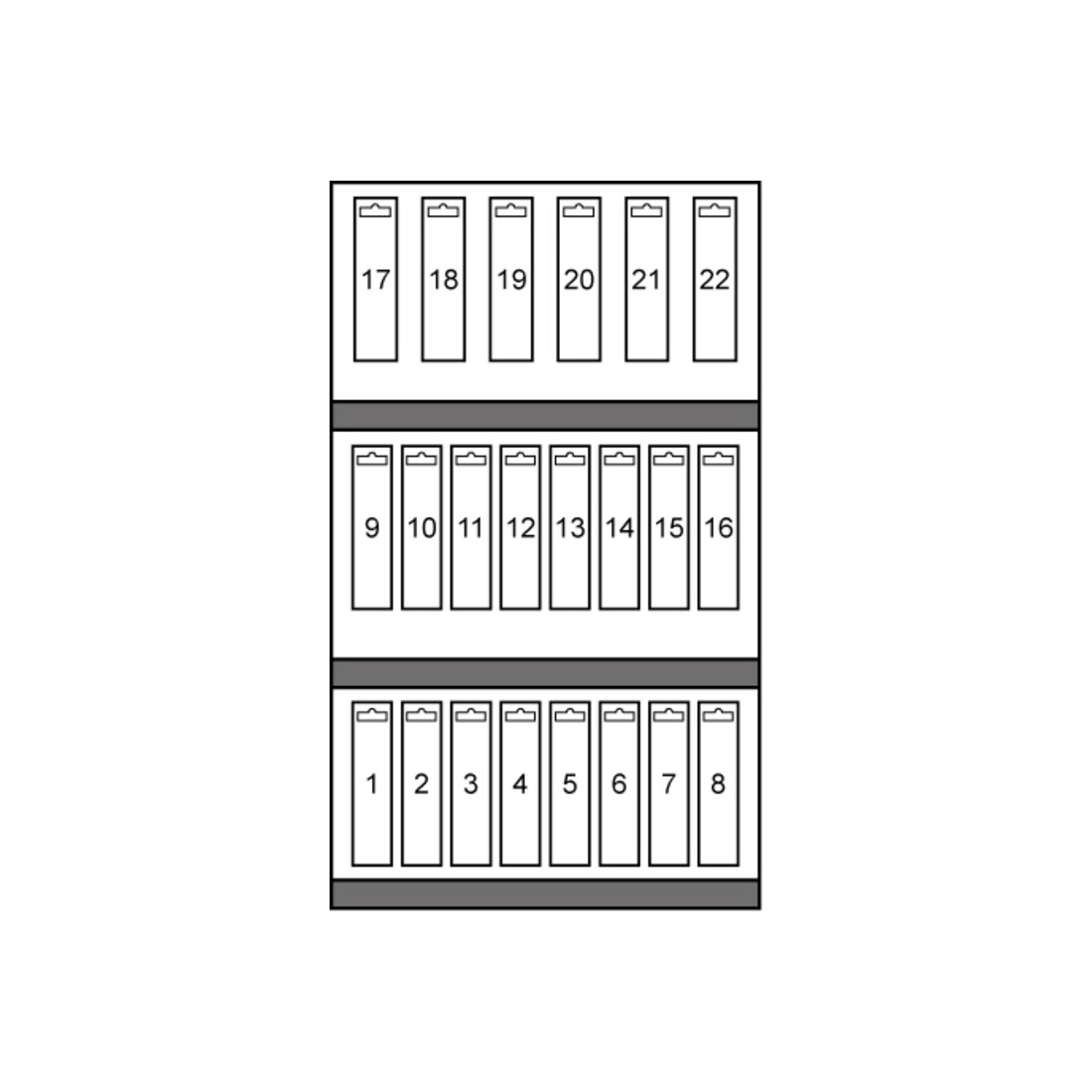 Ruko Module Forets DIN 338 Typ N HSS-R, laminés, en Quadro Pack