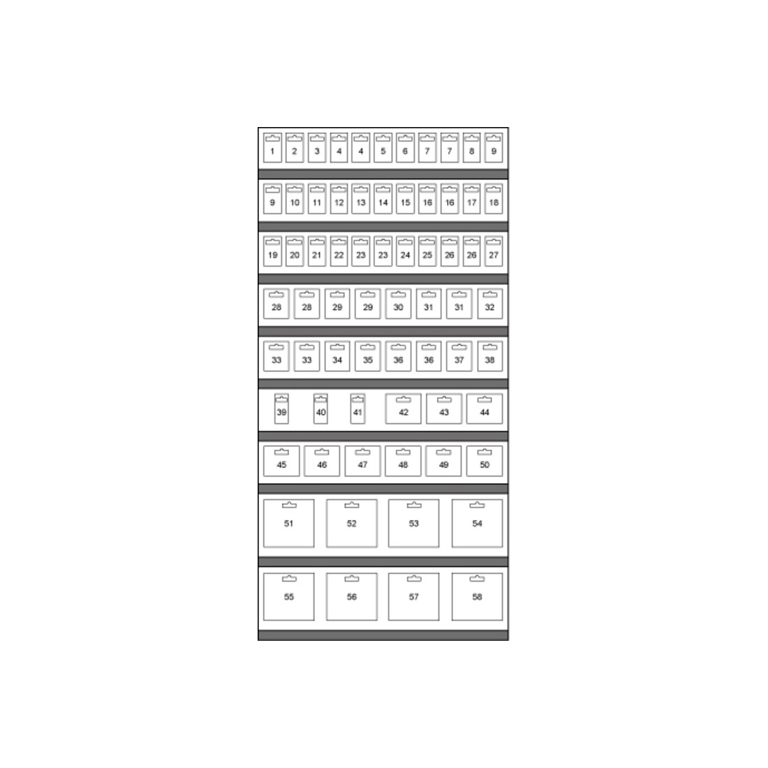 Ruko Module Scies-cloches HSS bimétal à 8% de cobalt en carton