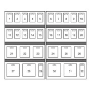 Ruko Module Scies-cloches HSS bimétal largeur 66,0 cm hauteur 60,0 cm en carton-4