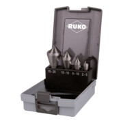 RUKO Querlochsenkersatz 2-5/5-10/10-15/15-20mm HSS 4 tlg. Ku.-Kassette-1