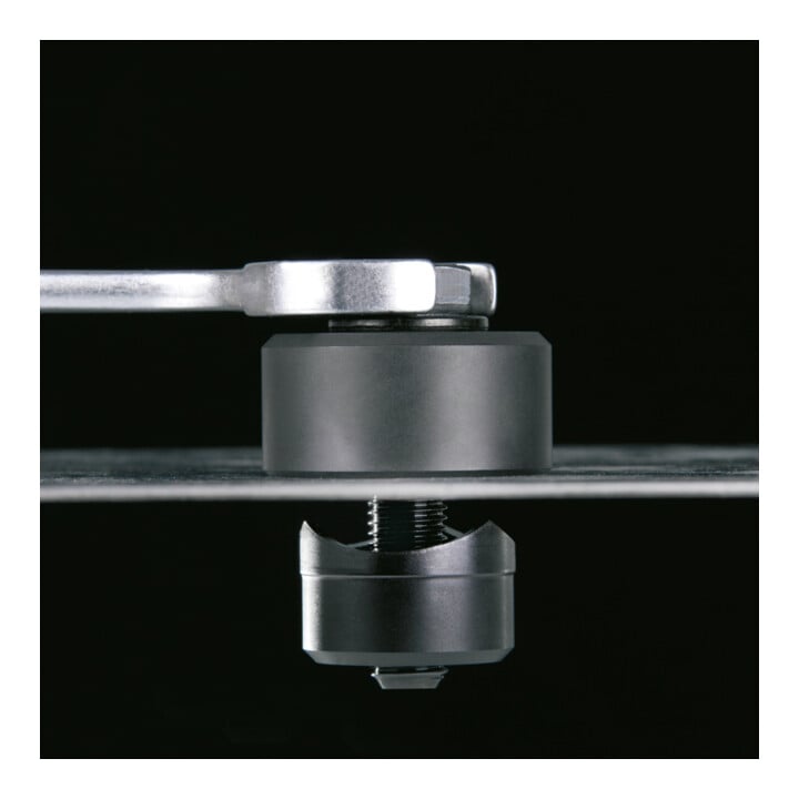 Ruko Schraublochstanze mit 3-Punkt-Anschnitt D 38,0 mm