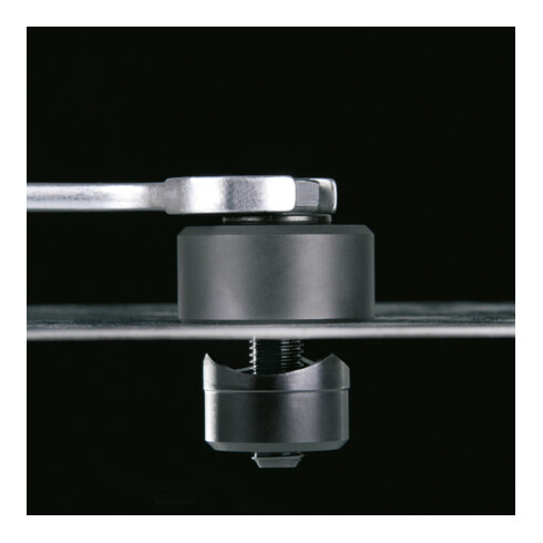 Ruko Schraublochstanze mit 3-Punkt-Anschnitt D 51,0 mm