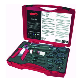 Ruko Schraublochstanzen-Satz 6 Hydraulik im Kunststoffkoffer