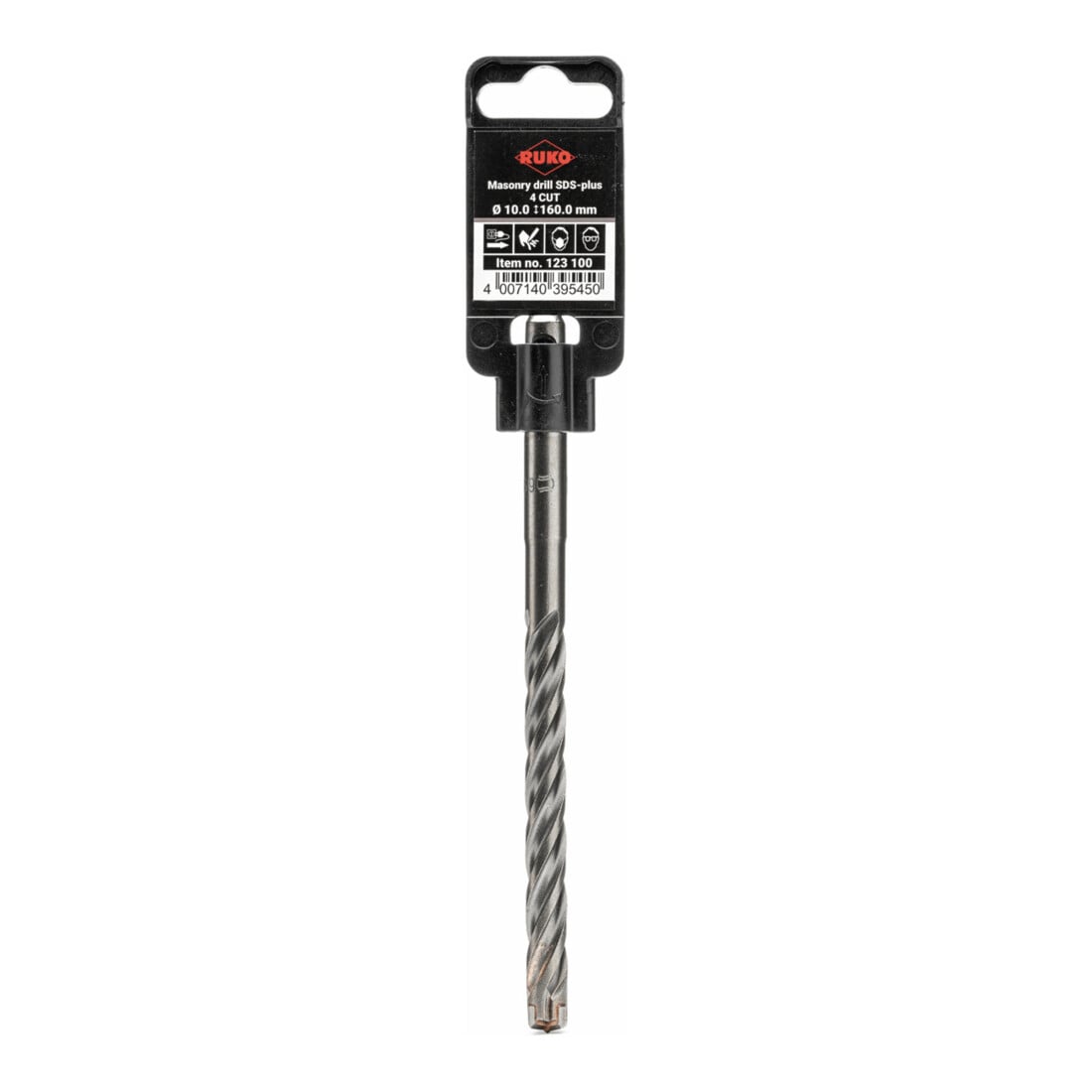Ruko SDS-plus Hammerbohrer mit 4 Schneiden Ø 6,0 x 210 mm